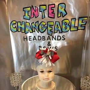 Infants and girls interchangeable headbands & bows
